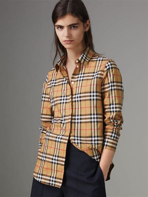 burberry shirt womens cheap|Burberry shirt women outfit.